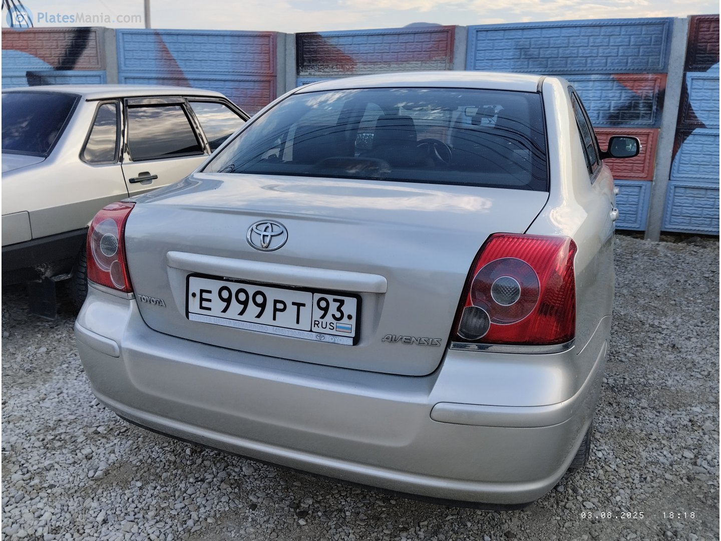 е 999 рт 93, Toyota Avensis 