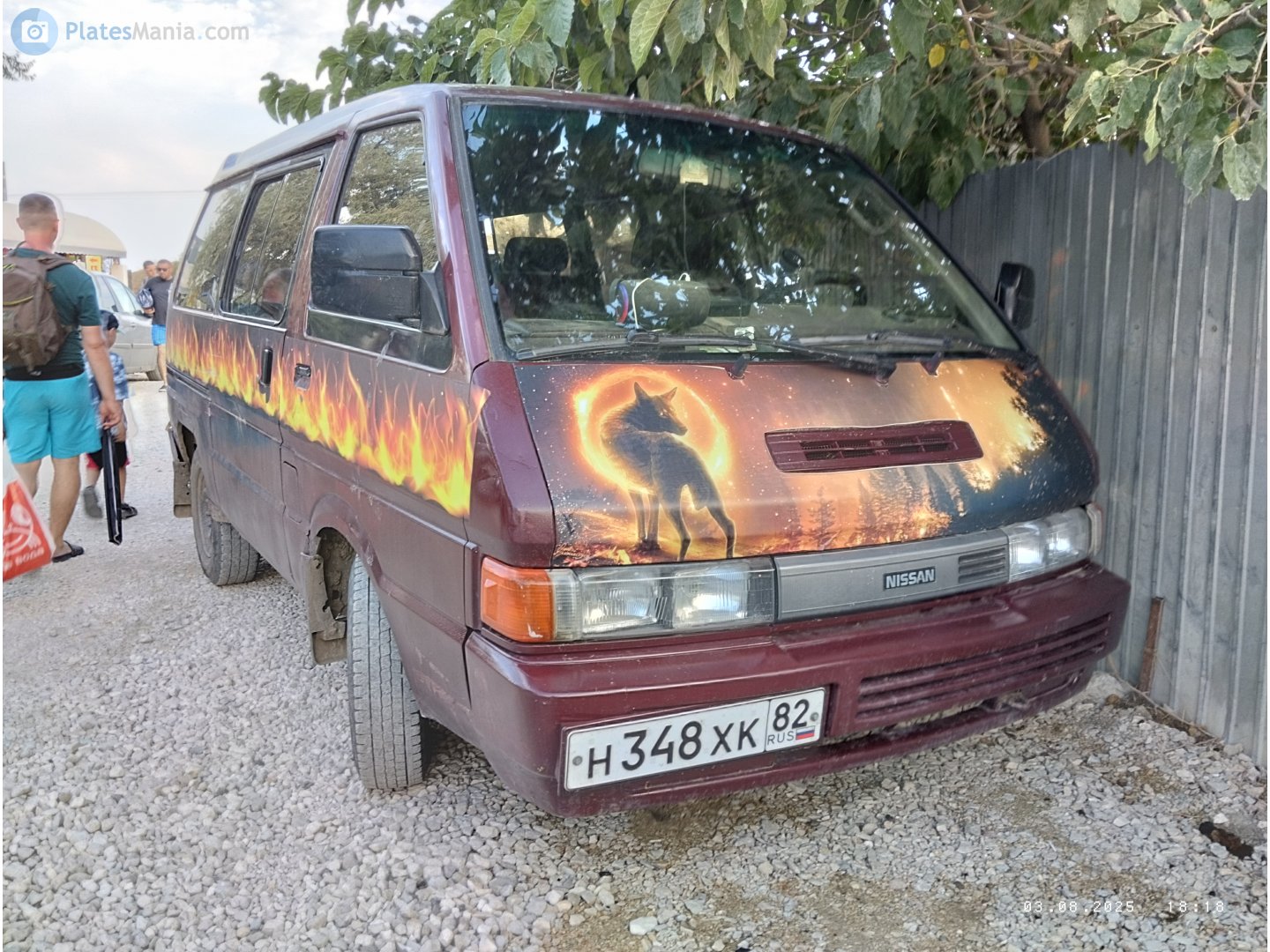 н 348 хк 82, Nissan Vanette 