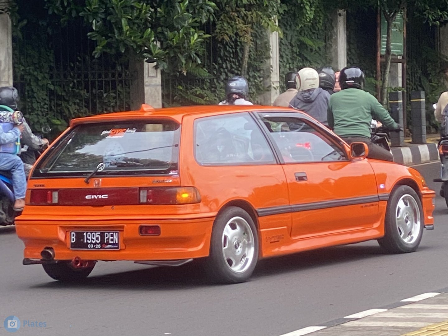 B 1995 PEN, Honda Civic 4th gen Hatch (EC/EE), 1987–1991