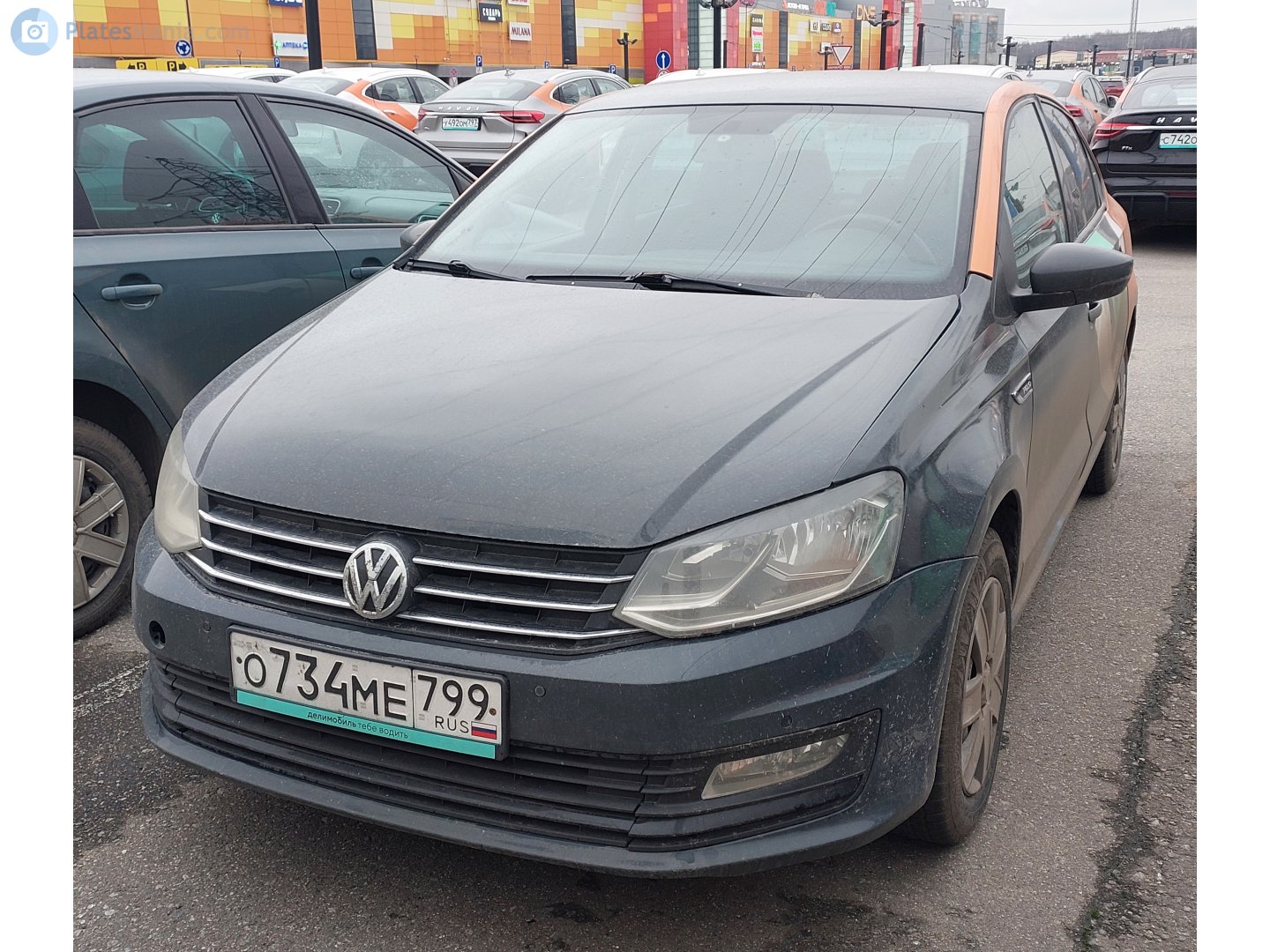 о 734 ме 799, Volkswagen Polo 5th gen Sedan (A05), 2010­–2015