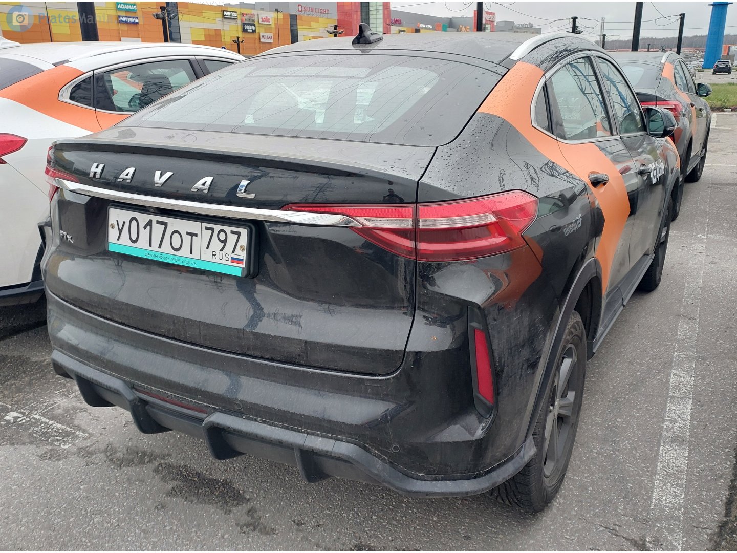 у 017 от 797, Haval F7 