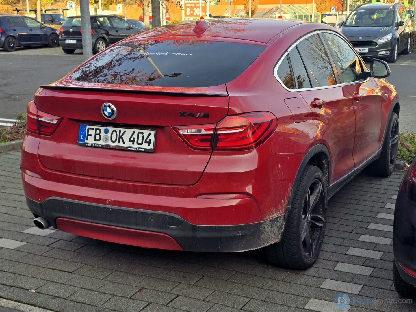 FB OK 404, BMW X4 1st gen (F26), 2014–2018