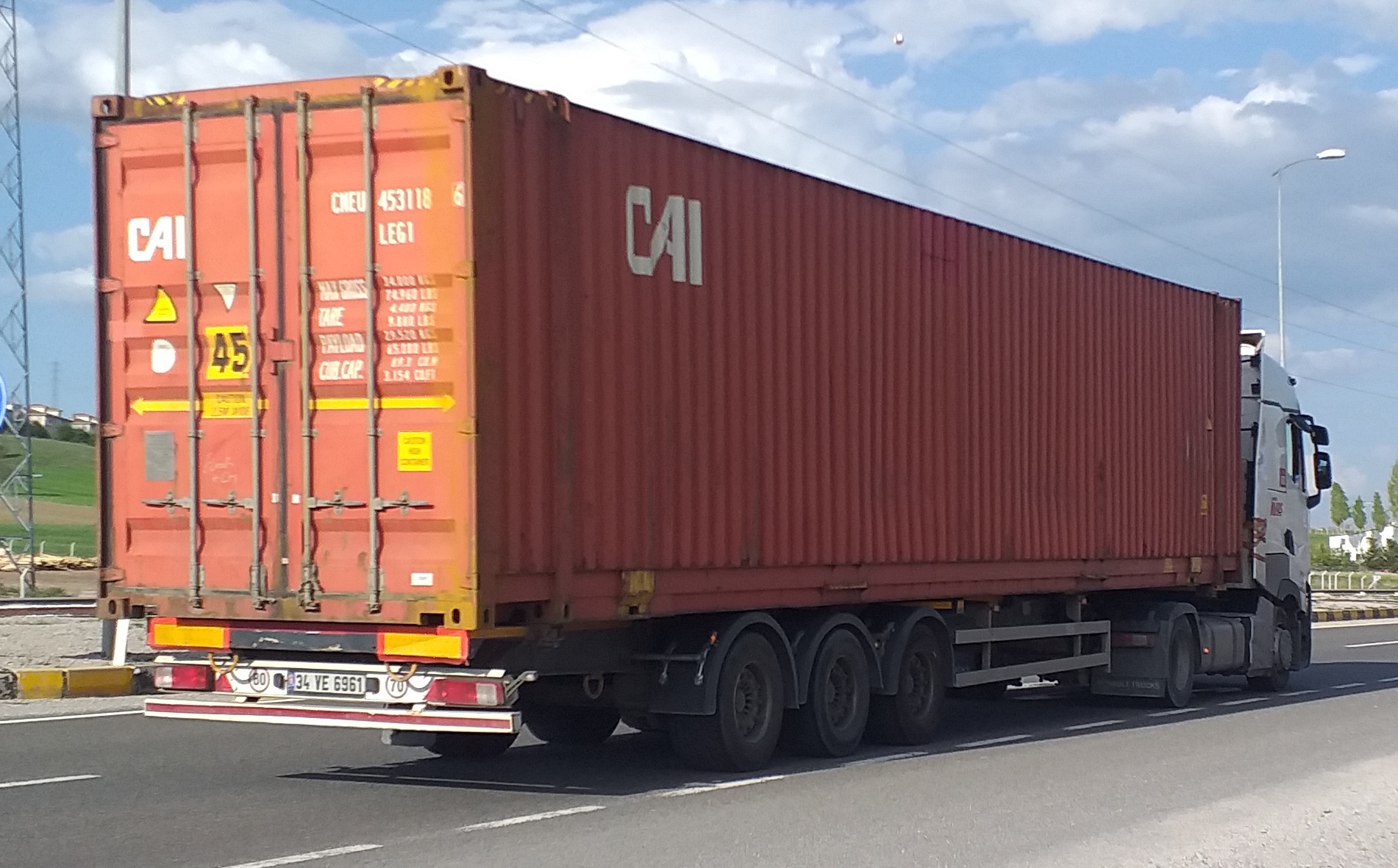 34 VE 6961, Regular plates 