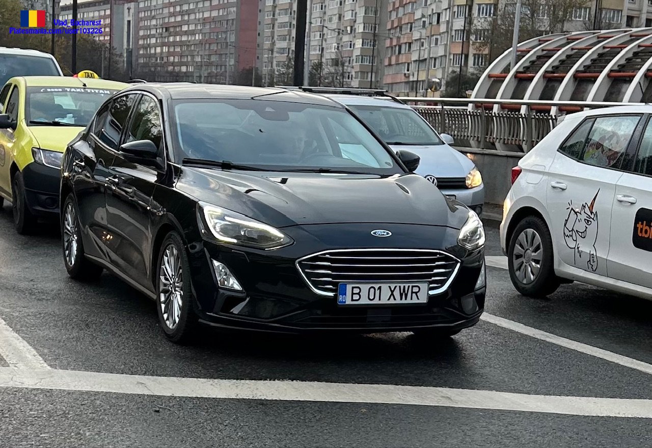 B 01 XWR, Ford Focus 4th gen Sedan (DEH; C519), 2018–2022