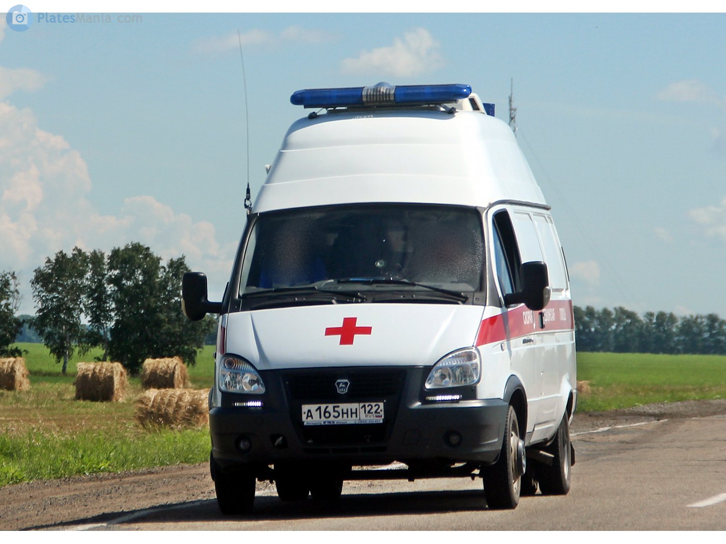 а 165 нн 122, GAZ 3221 ГАЗель 3221(4) Ambulance, facelift, 2003–