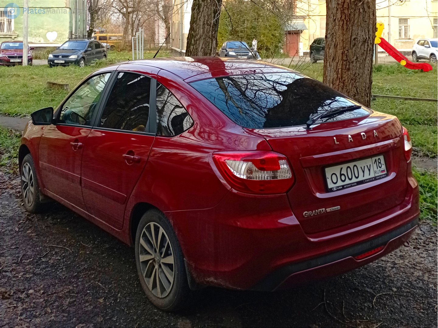 о 600 уу 18, Lada (VAZ) 2191 Granta 2191, facelift, 2018–