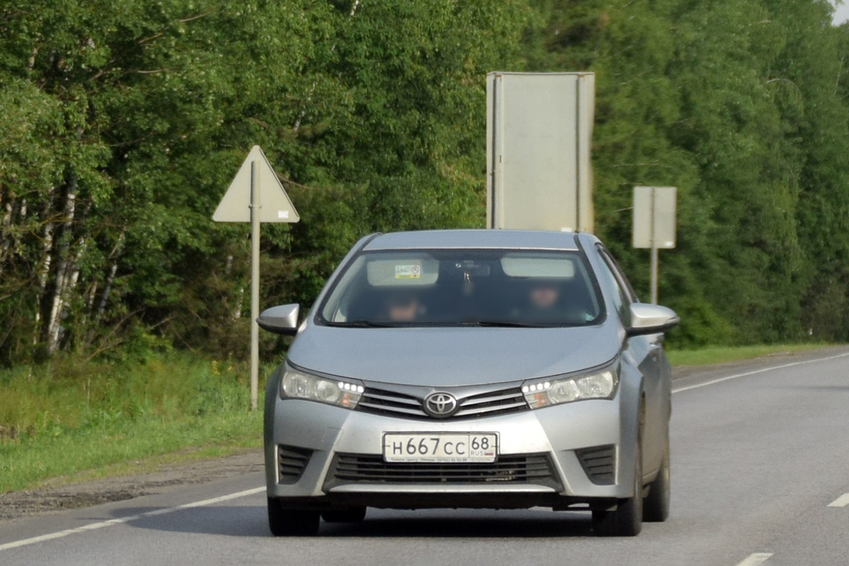 н 667 сс 68, Toyota Corolla 11th gen (Altis/Quest) Sedan (E170/E180; Global-market), 2013–2020 (–present for ZA-market)