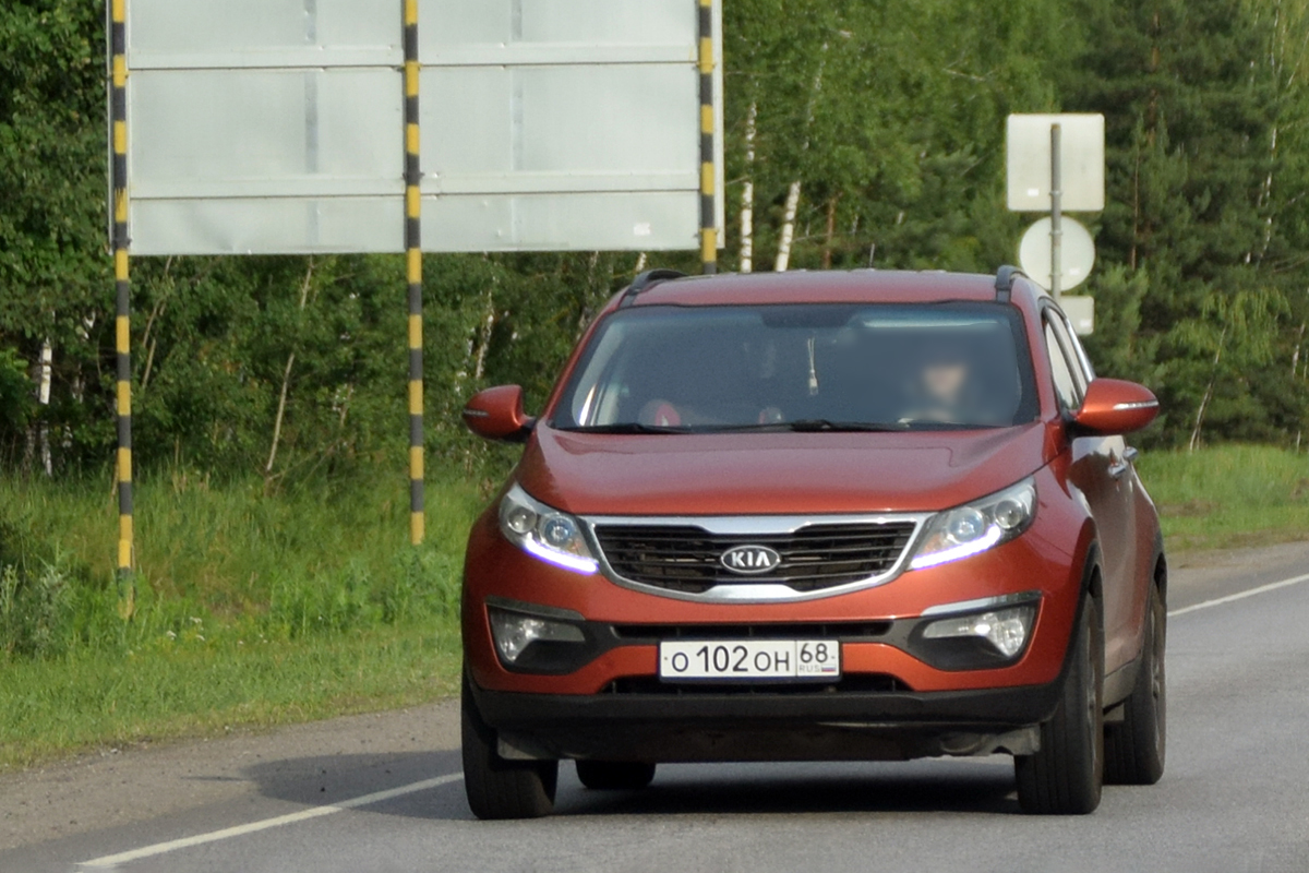 о 102 он 68, Kia Sportage 3rd gen (R) (SL), 2010–2016