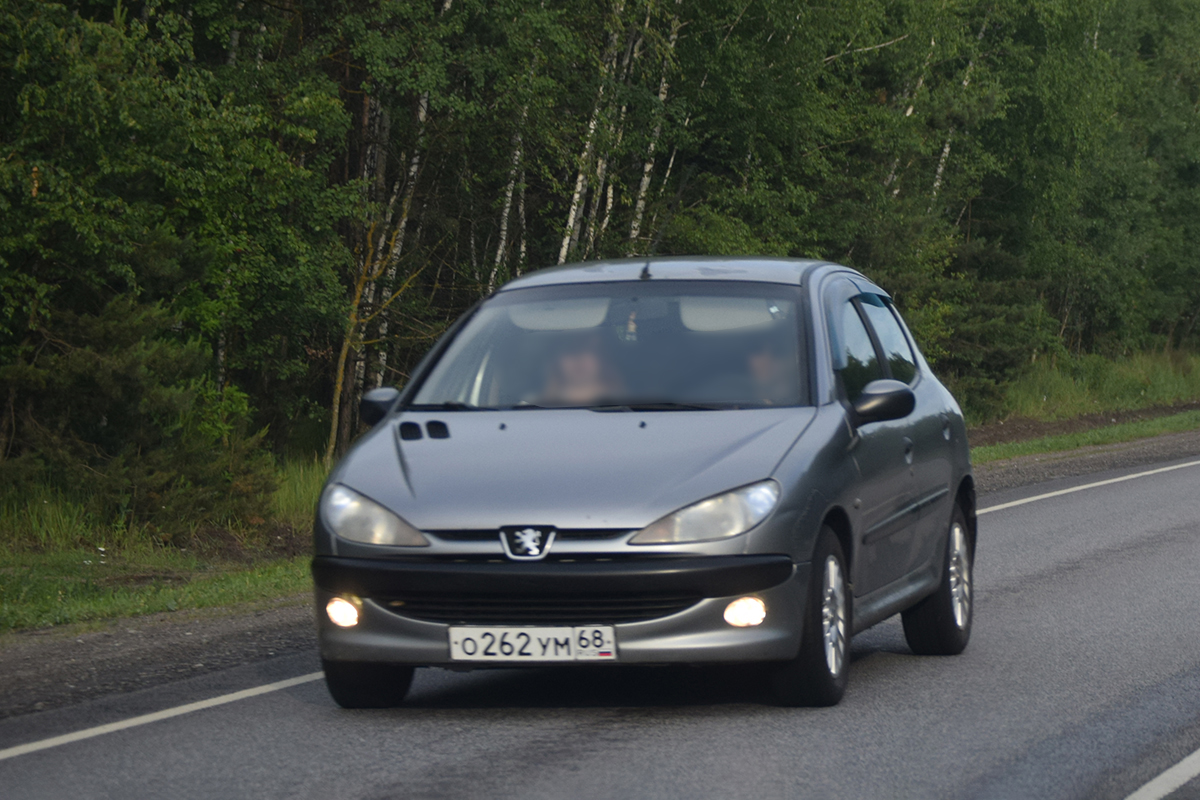о 262 ум 68, Peugeot 206 1st gen 5-door Hatch (T11), 1998–2009 (–2012 for IR-market)