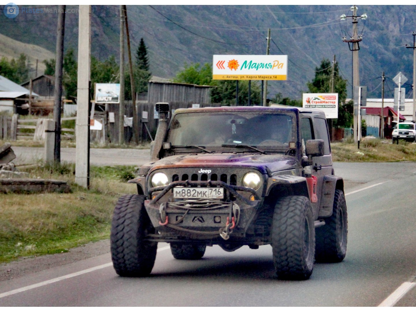 м 882 мк 716, Jeep Wrangler 3rd gen 3-door SUV (JK), 2006–2018