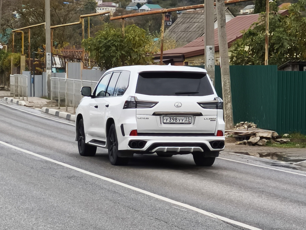 у 398 уу 23, Lexus LX 3rd gen (J200), 2nd facelift, 2015–2021
