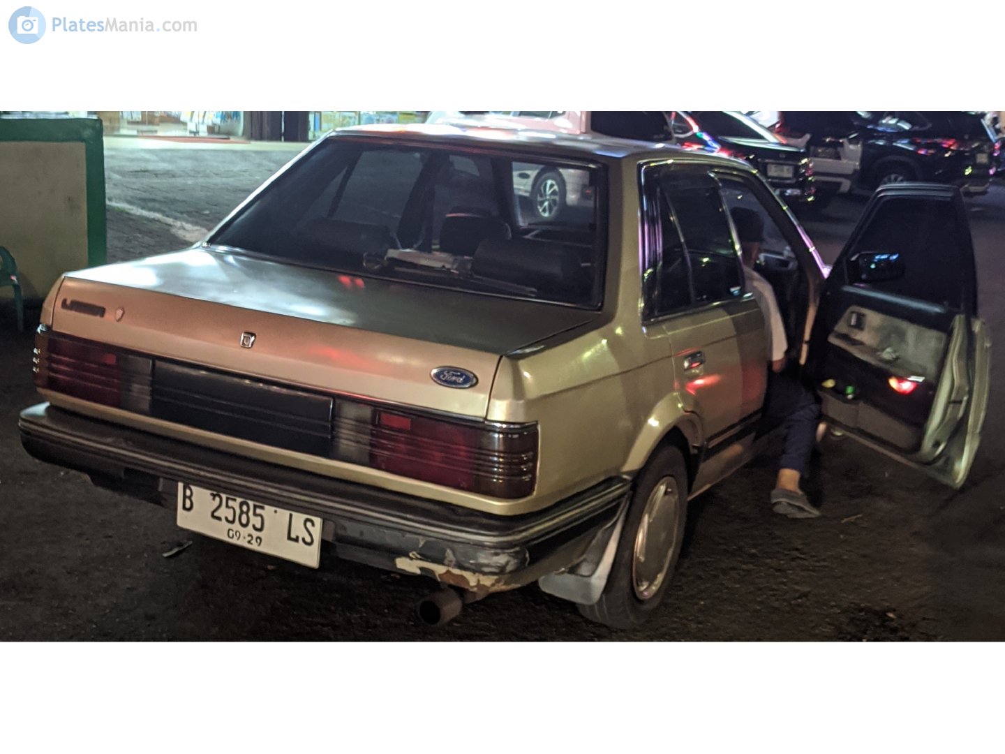 B 2585 LS, Ford Laser 2nd gen Sedan (BF/KC/KE), 1987–1990 (–1997 for ID-market)
