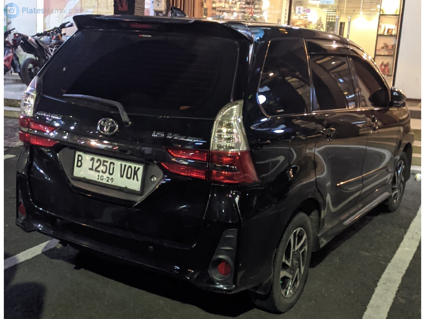 B 1250 VOK, Toyota Avanza 2nd gen (F650), 2nd facelift, 2019–2021