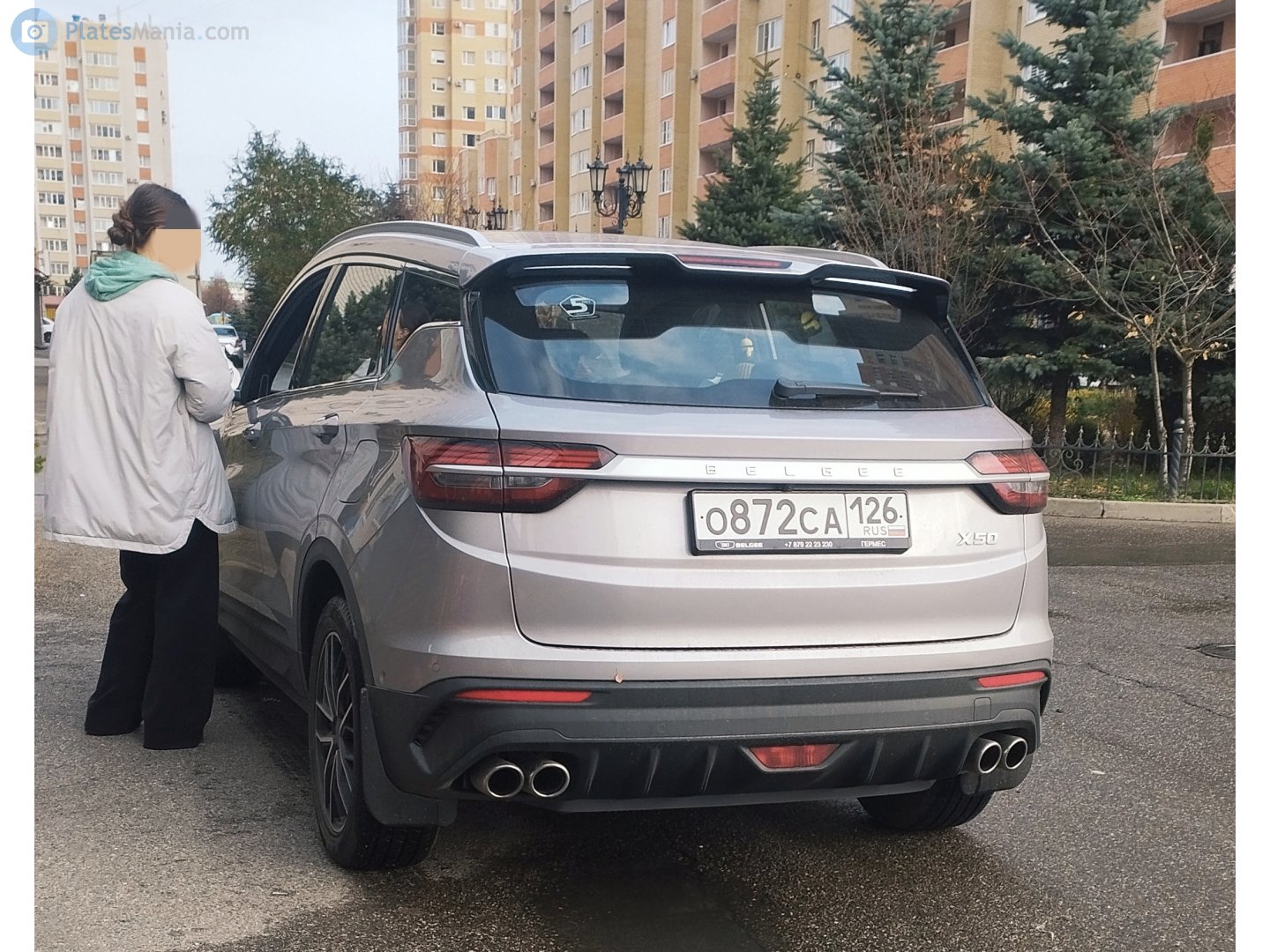 о 872 са 126, BelGee X50 2023– (rebadged Geely Coolray)
