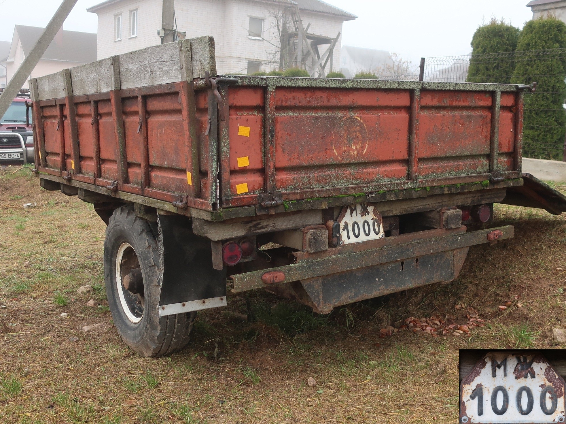 МЖ 1000, Trailers for special vehicles (1977) 