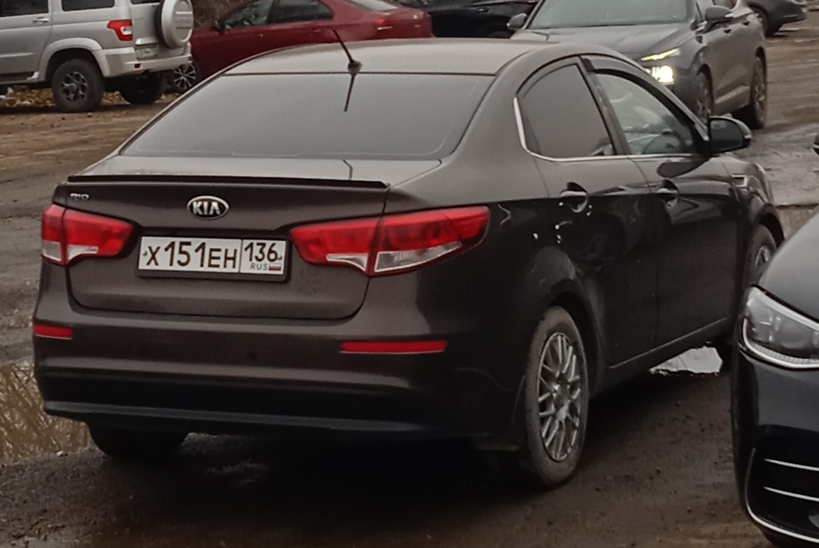 х 151 ен 136, Kia Rio 
