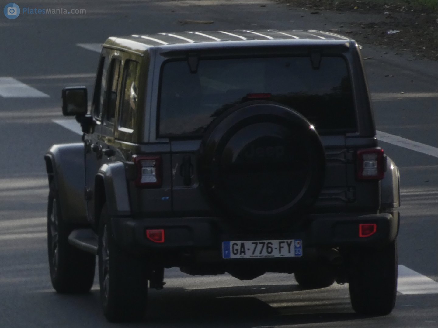 GA-776-FY, Jeep Wrangler 4th gen 5-door SUV (JL), 2018–