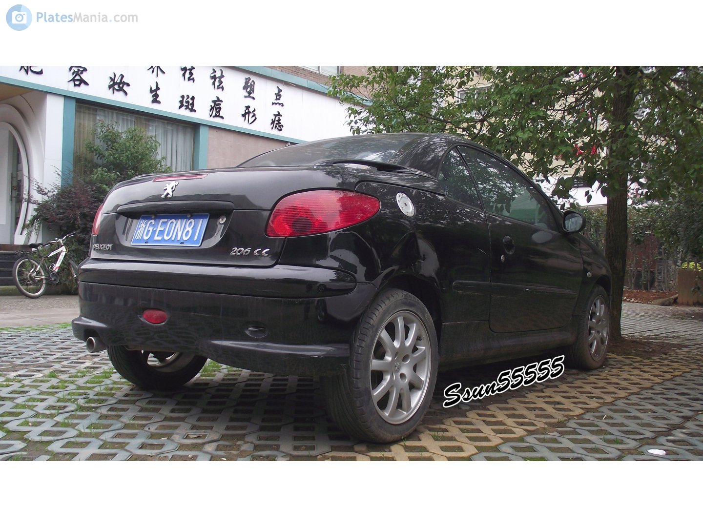 浙G·E0N81, Peugeot 206 1st gen CC Cabriolet (T16), 2000–2007