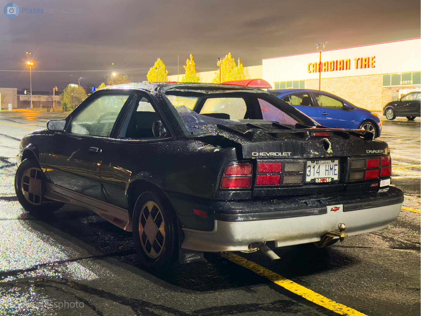 314 HME, Chevrolet Cavalier 2nd gen 2-door Coupé (C37/F37; J-body), facelift, 1990–1994