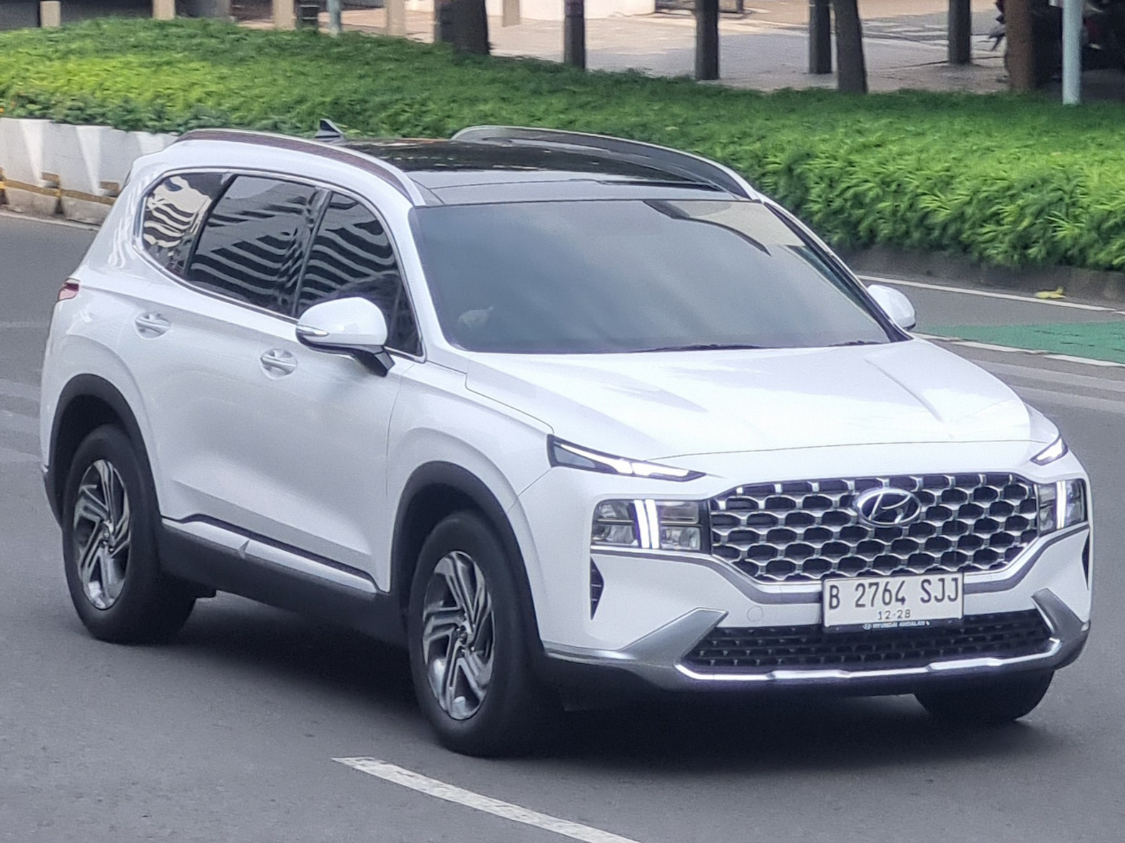 B 2764 SJJ, Hyundai Santa Fe 4th gen (TM; Global-market), facelift, 2020–