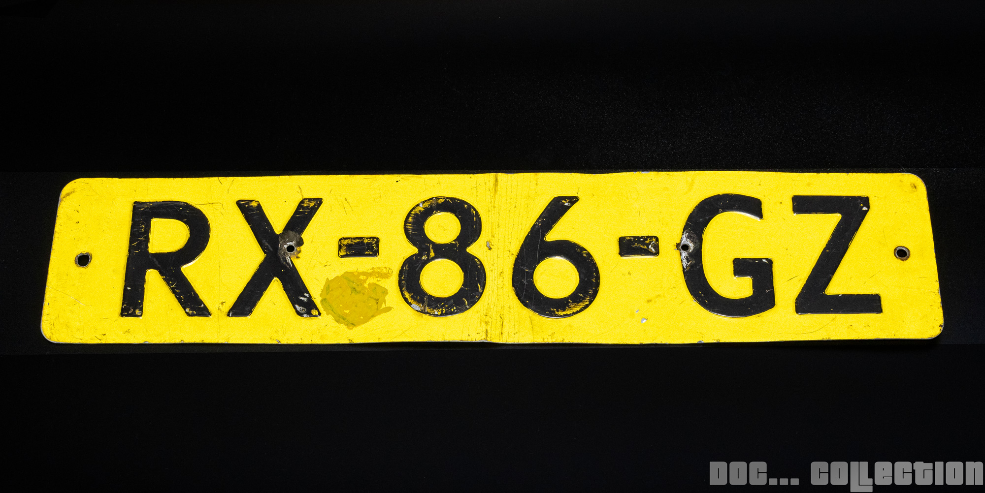 RX-86-GZ, License plate without vehicle 