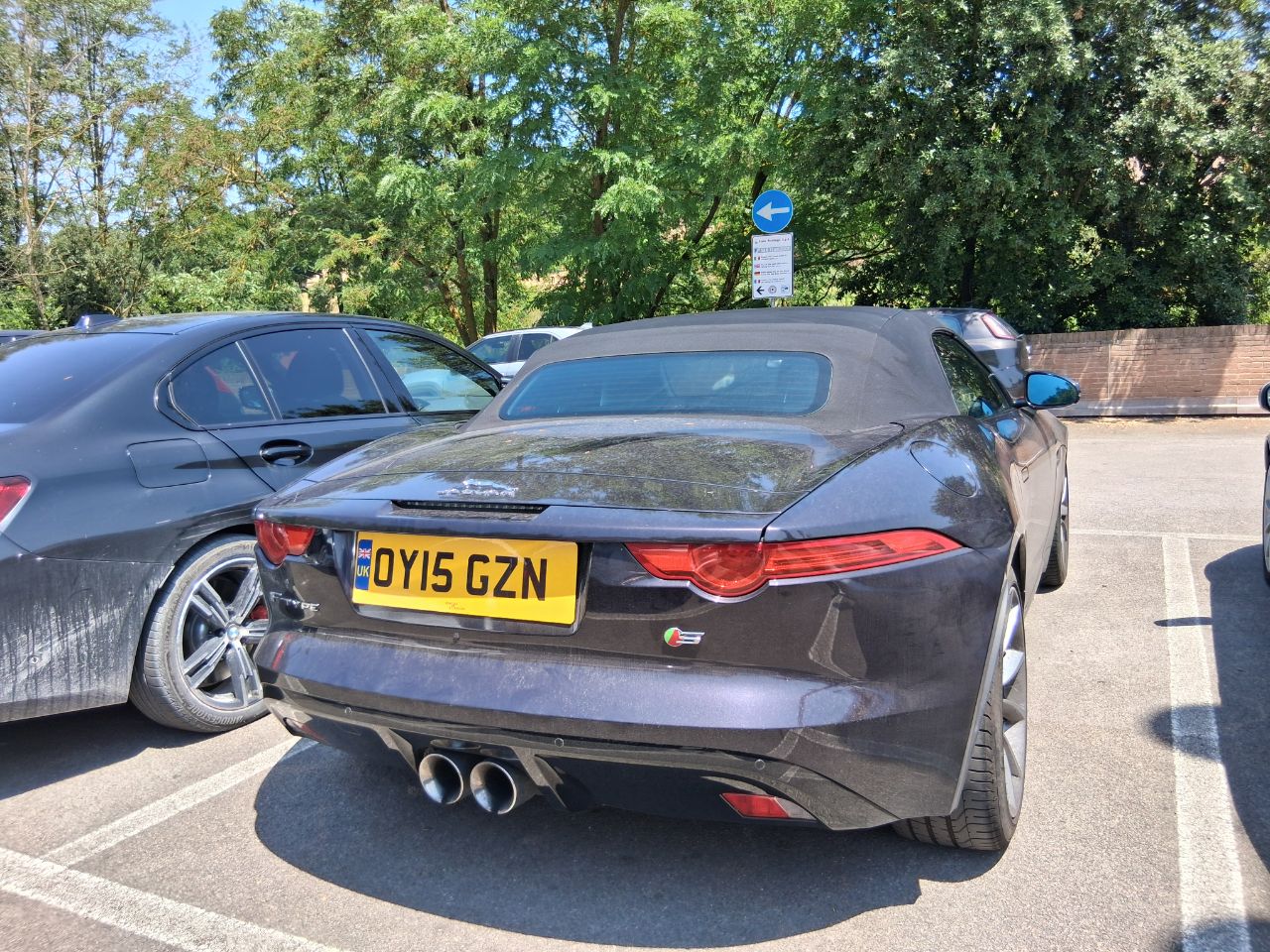 OY15GZN, Jaguar F-Type 1st gen Convertible (X152), 2013–2019