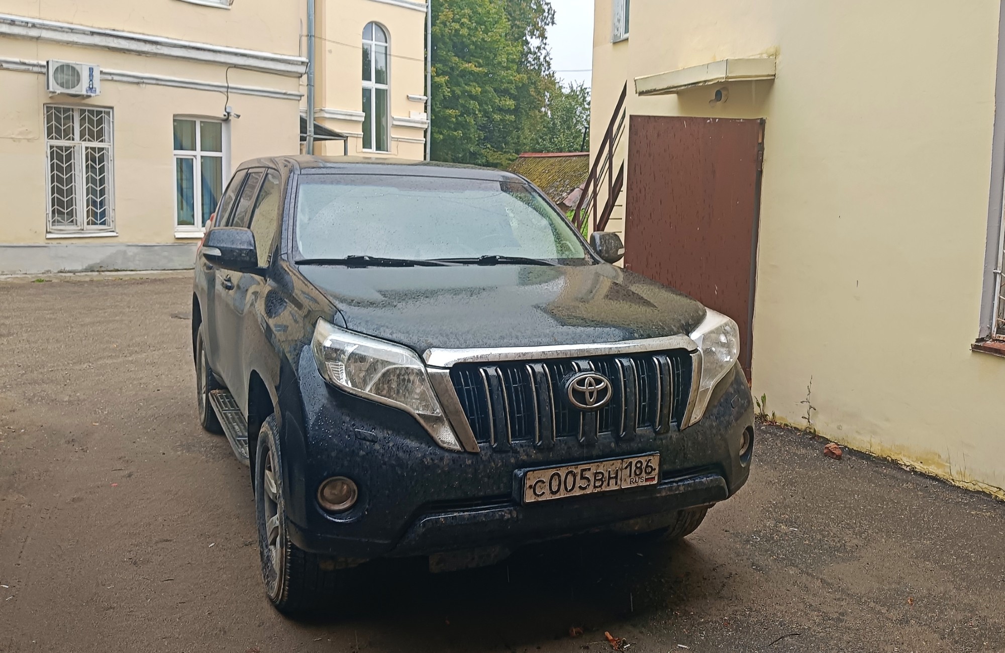 с 005 вн 186, Toyota Land Cruiser Prado 4th gen 5-door SUV (J150), 1st facelift, 2013–2017