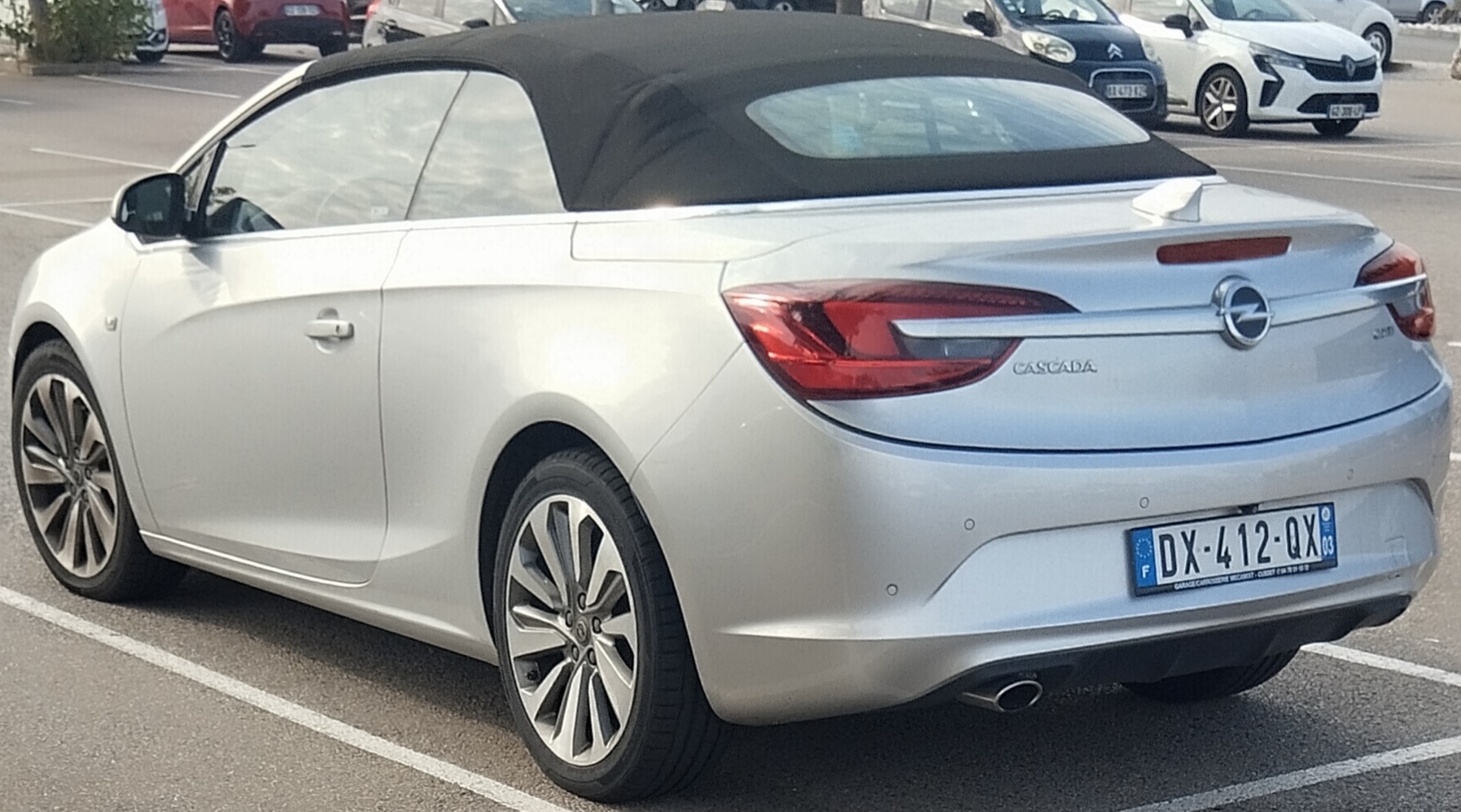 DX-412-QX, Opel Cascada 1st gen (W13), 2013–2019