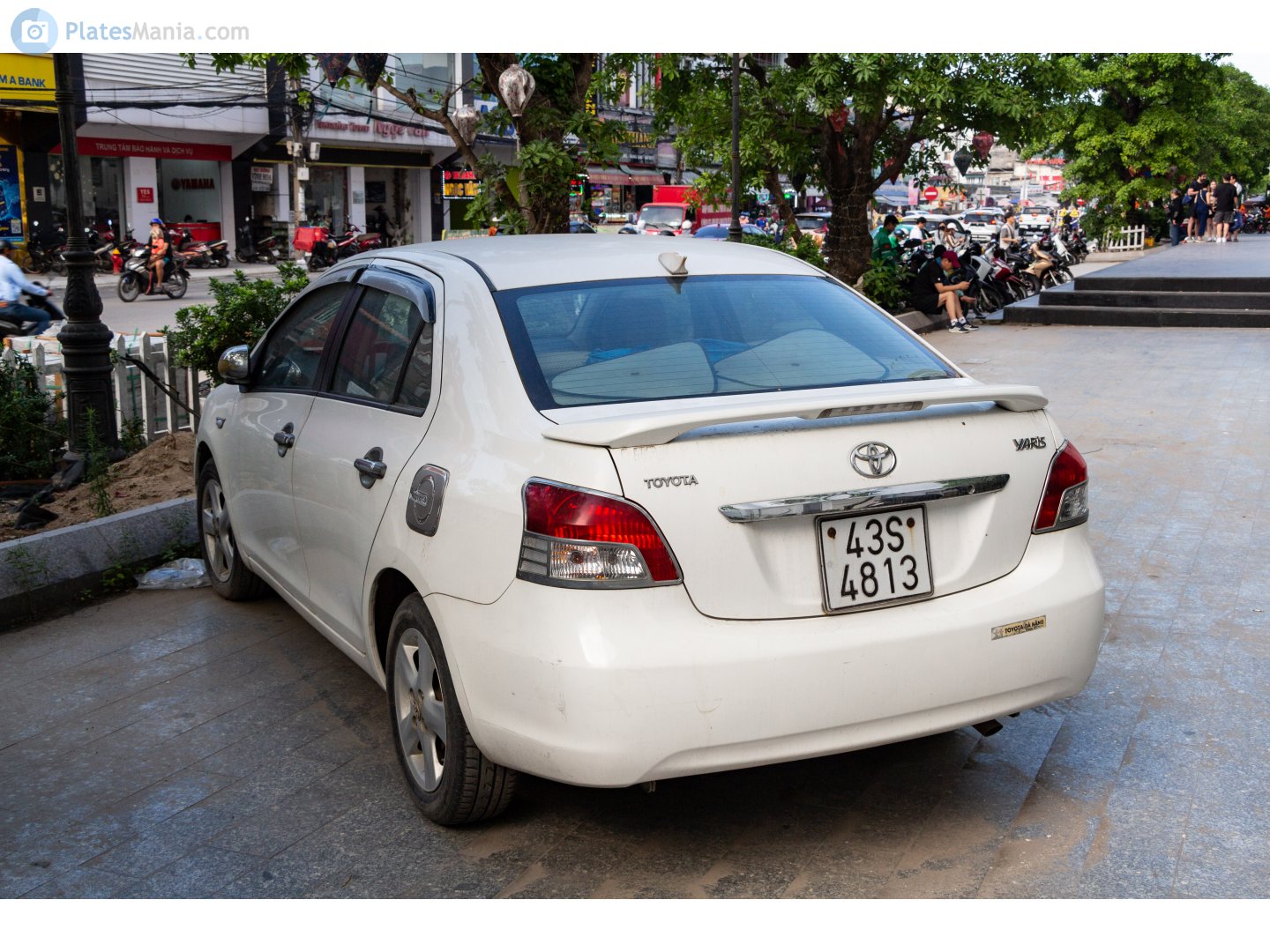 43S-4813, Toyota Yaris 2nd gen Sedan (XP90), 2006–2012 (–2016 for MX- and AU-market)