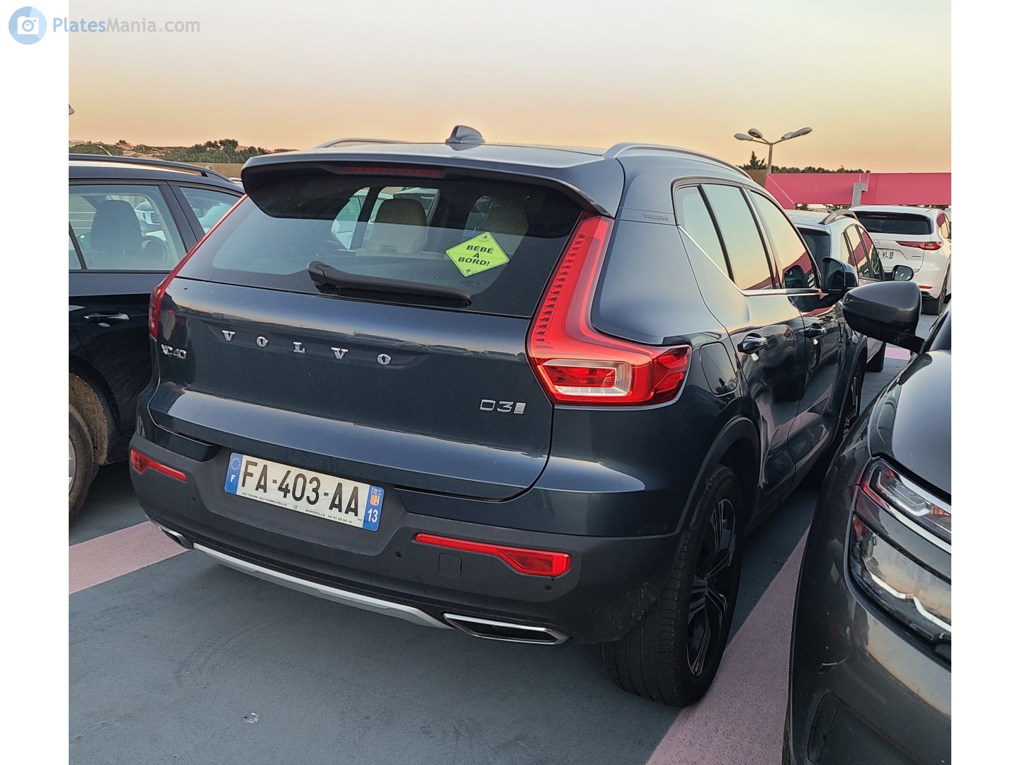 FA-403-AA, Volvo XC40 / EX40 1st gen (536), 2017–