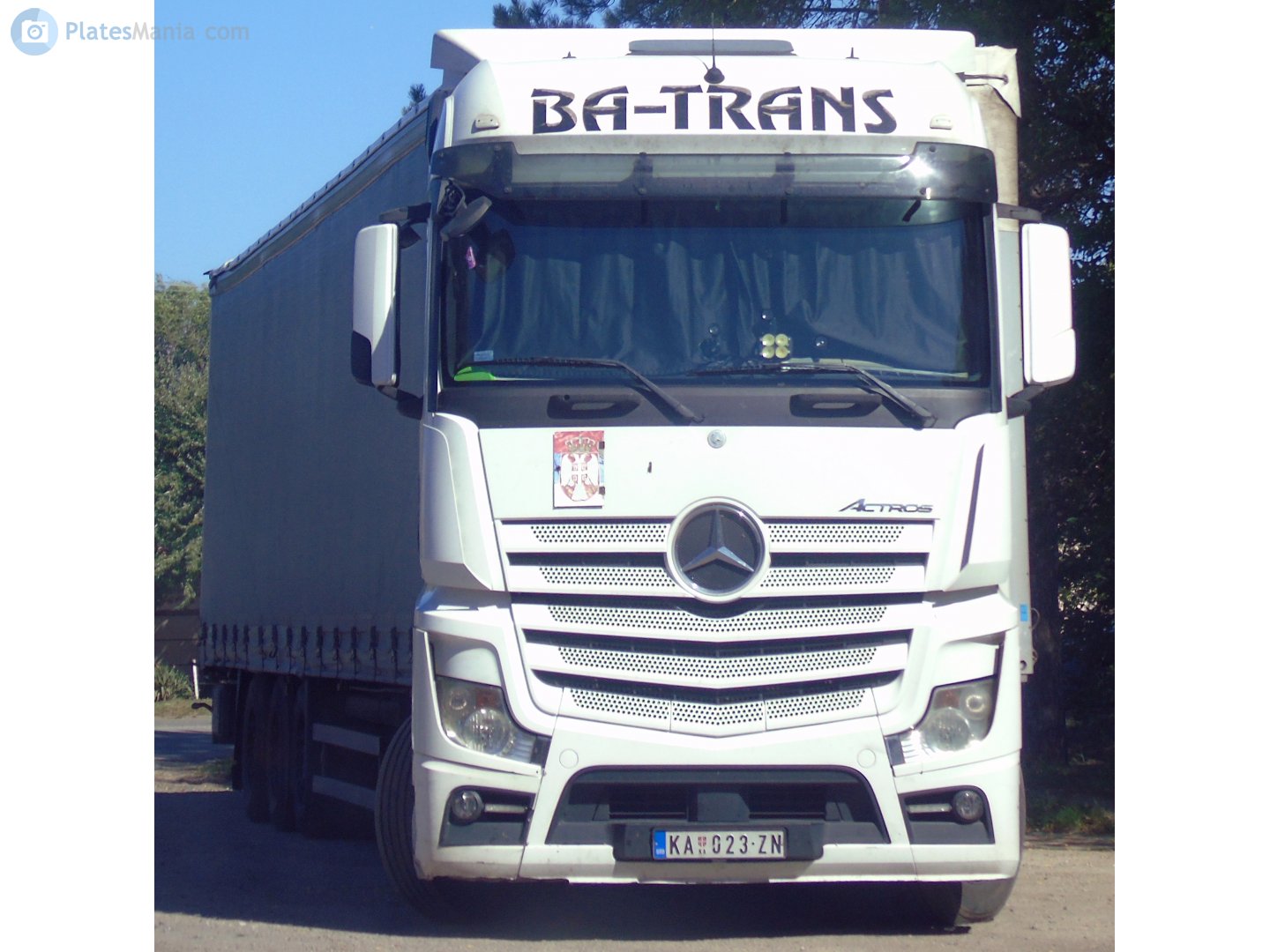 KA 023-ZN, Mercedes-Benz Actros 3rd gen (MP4/MP5), 2011–