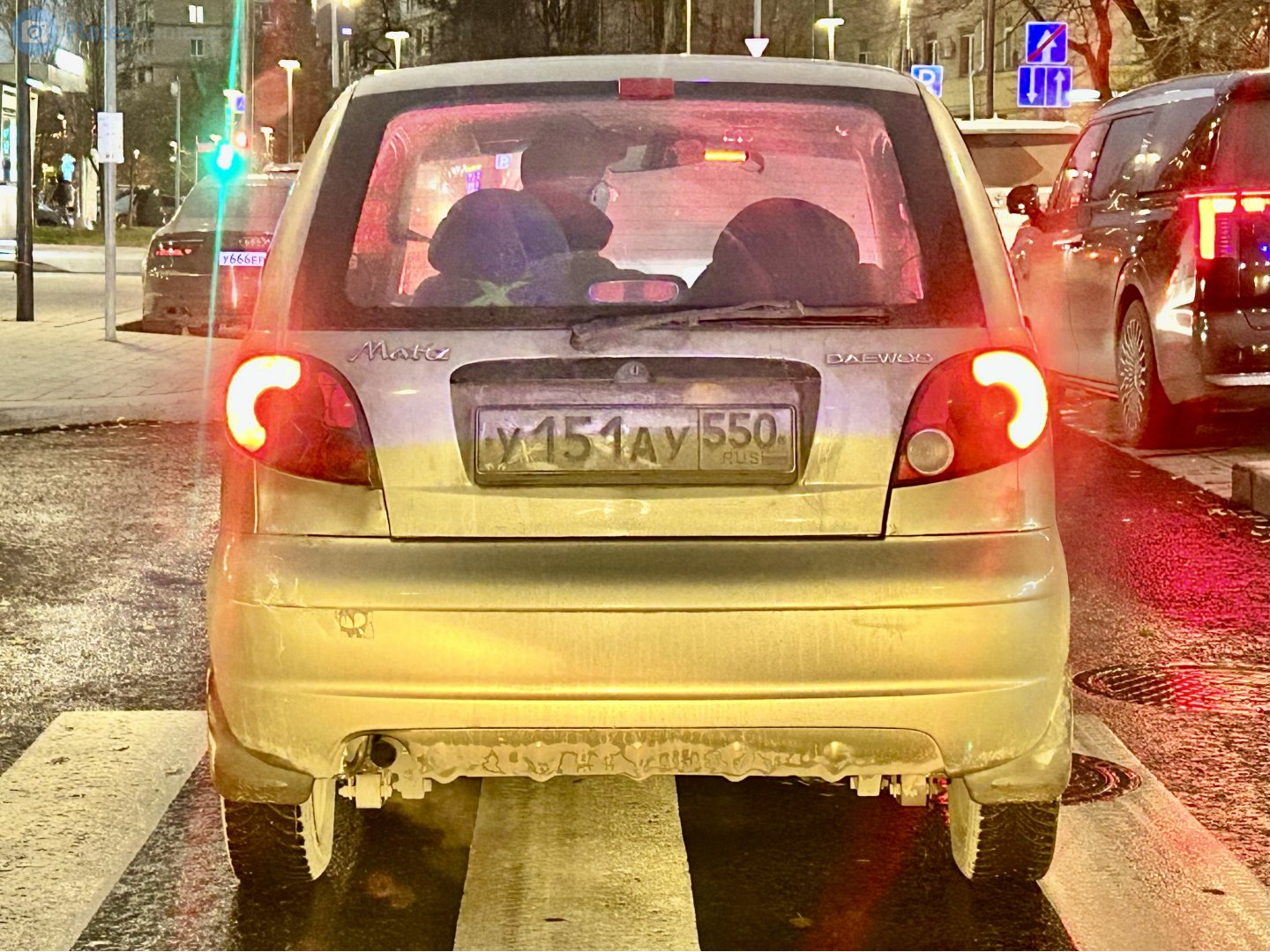 у 151 ау 550, Daewoo Matiz 1st gen (M150), facelift, 2000­–2011  (­–2015 for CIS-market)