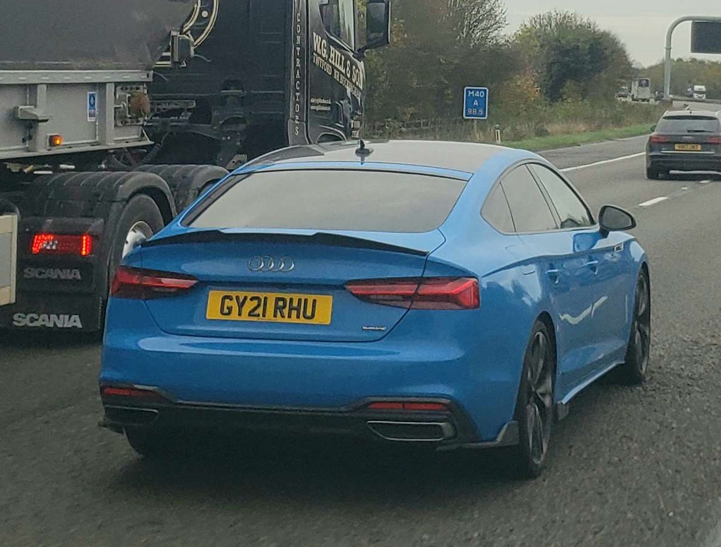 GY21RHU, Audi A5 2nd gen Sportback (B9/F5A), 2016–2024