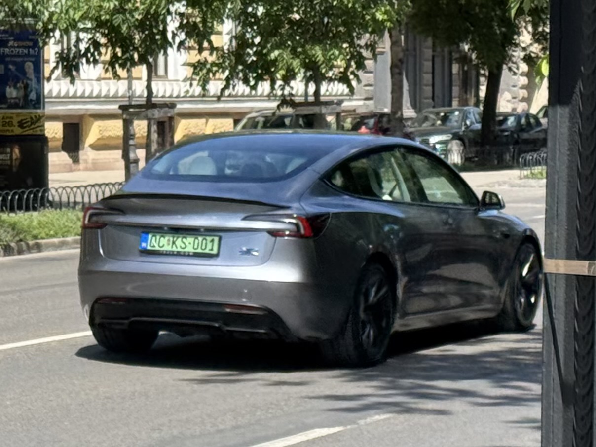 QC KS-001, Tesla Model 3 1st gen (5YJ3), facelift, 2023–