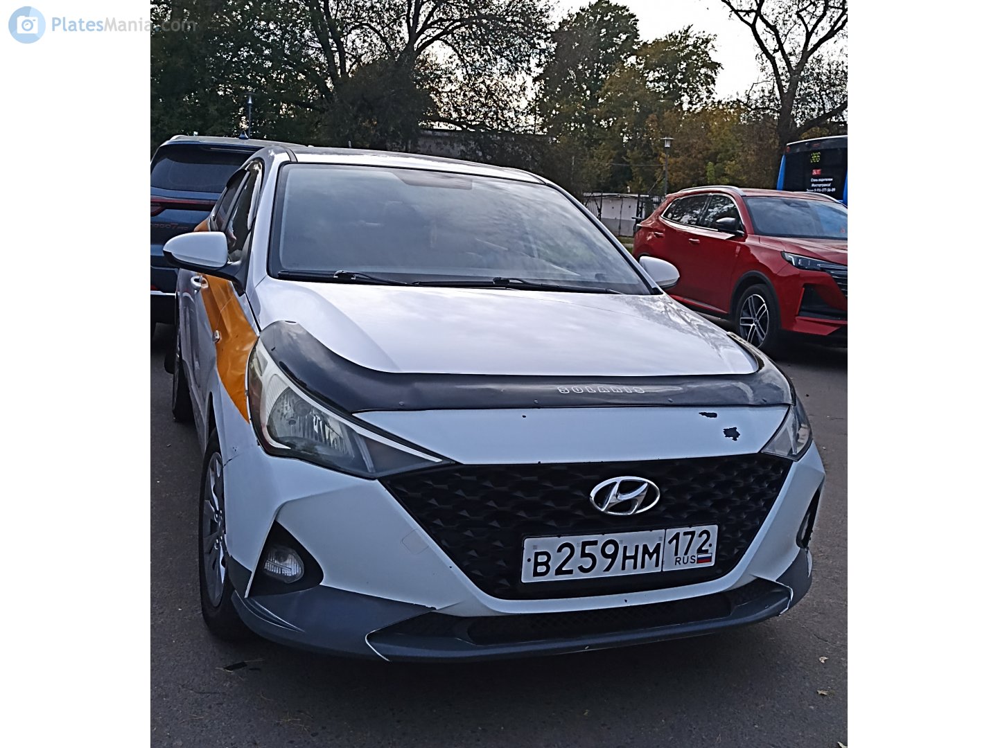 в 259 нм 172, Hyundai Solaris 2nd gen (HCR), facelift, 2020–2022 (Solaris HS for RU-market since 2024)