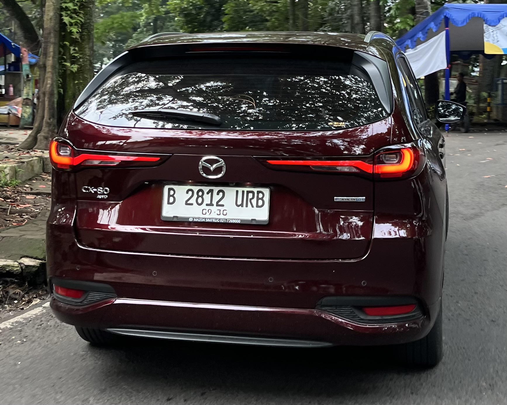 B 2812 URB, Mazda CX-80 1st gen (KJ), 2024–