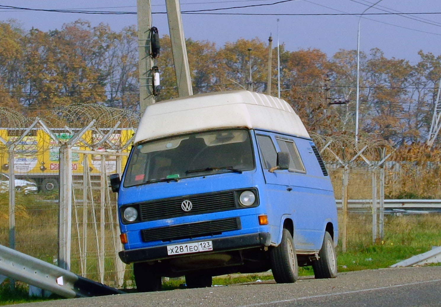 х 281 ео 123, Volkswagen Transporter 3rd gen Van (T3), 1979–1992