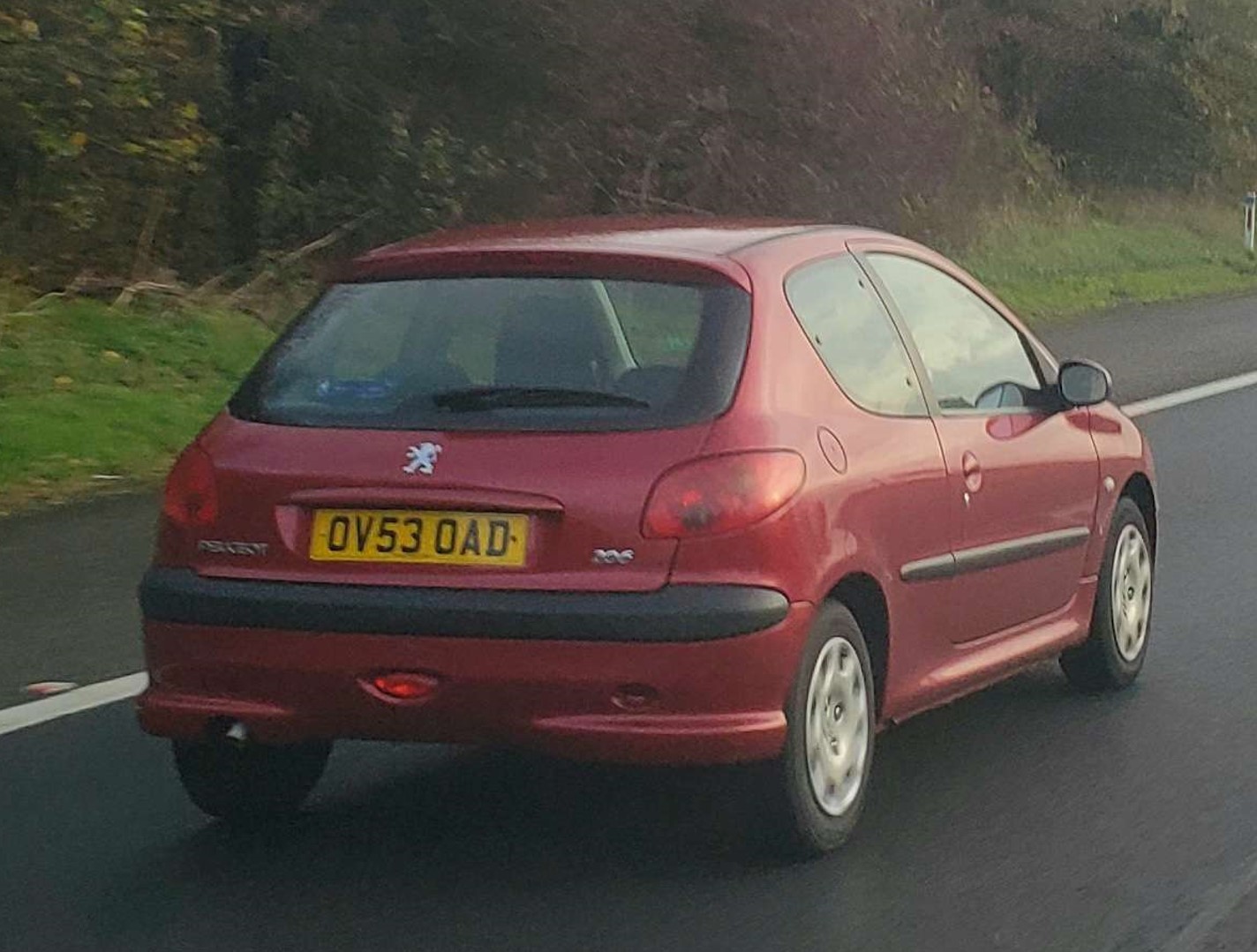 OV53OAD, Peugeot 206 1st gen 3-door Hatch (T10), 1998–2009