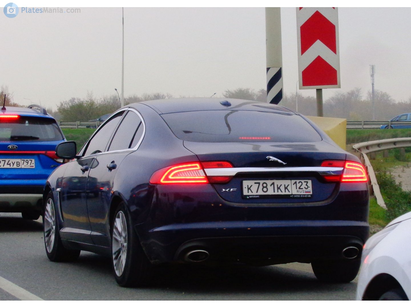 к 781 кк 123, Jaguar XF 1st gen Sedan (X250), facelift, 2011–2015