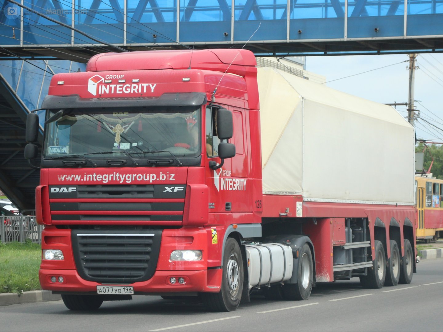 а 077 ув 198, DAF XF 3rd gen (XF105), 2006–2020