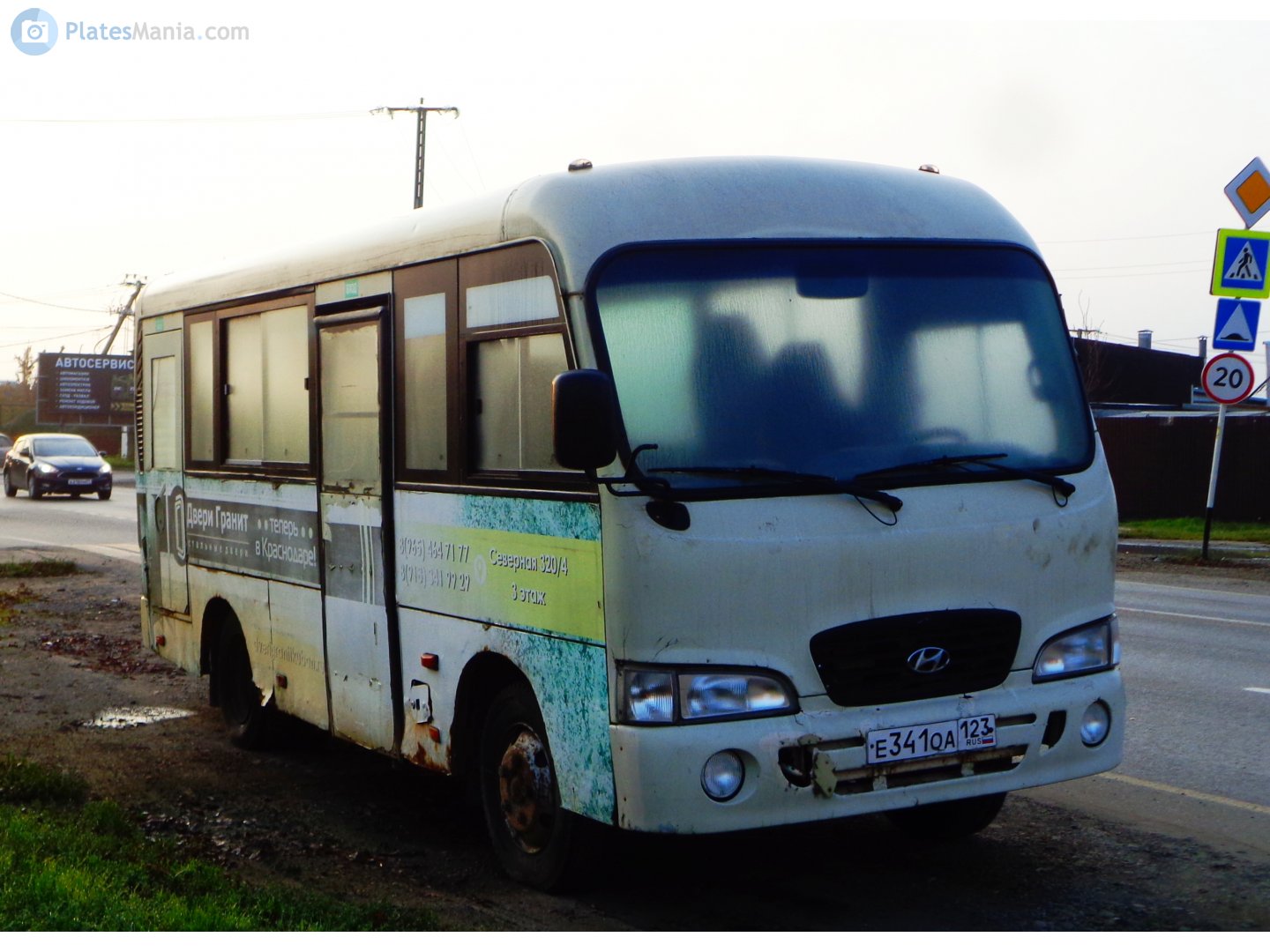 е 341 оа 123, Hyundai County 1st gen (CS), 1998–2007 (–2012 for RU-market)