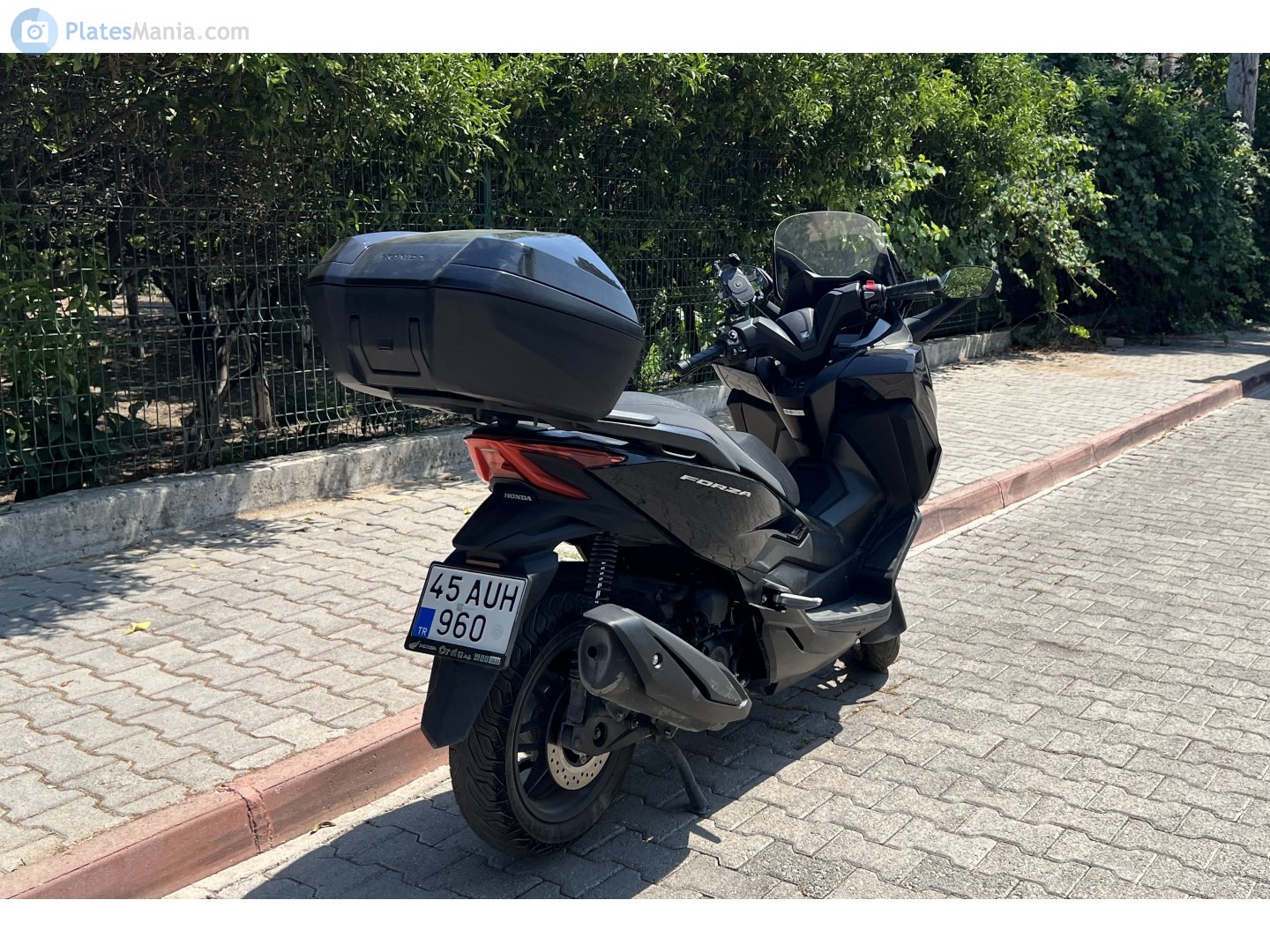 45 AUH 960, Regular plates 