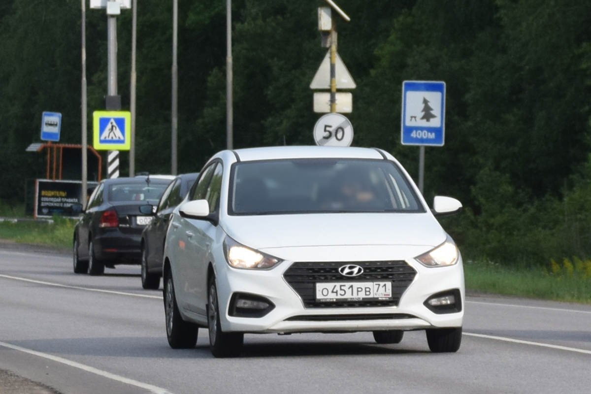 о 451 рв 71, Hyundai Solaris 2nd gen (HCR), 2017–2020