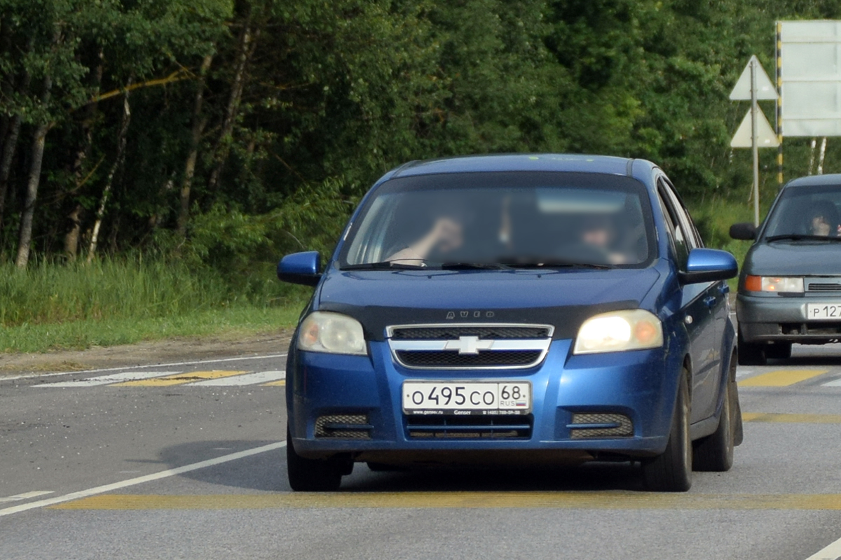 о 495 со 68, Chevrolet Aveo 1st gen Sedan (T250), facelift, 2006–2016