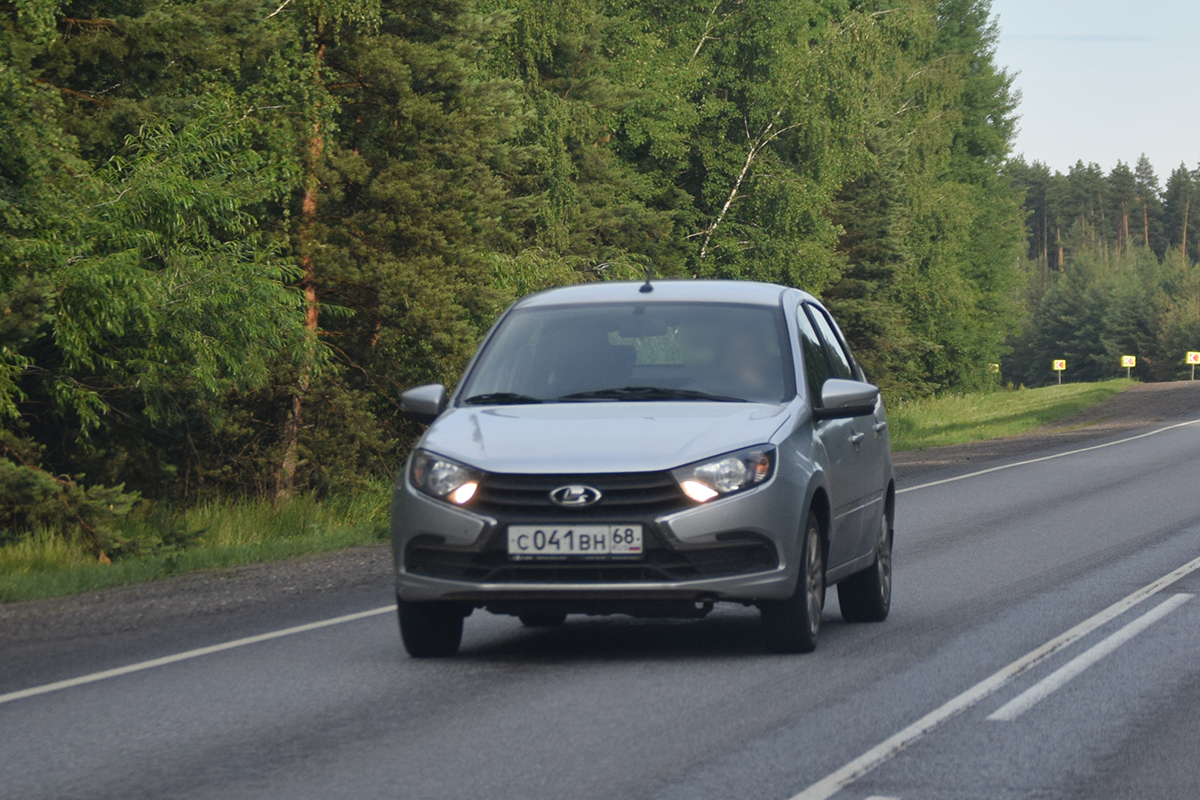 с 041 вн 68, Lada (VAZ) 2190 Granta 2190, facelift, 2018–