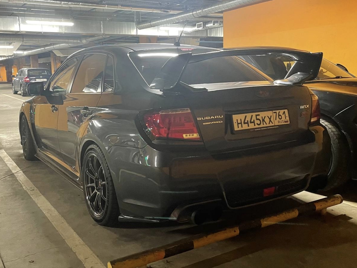 н 445 кх 761, Subaru Impreza WRX STi 3rd gen Sedan (GE/GV), 2007–2014