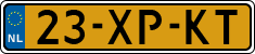 License plate of the Netherlands, Cars