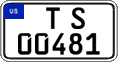 Federal license plates, US Army in Germany (temporary)