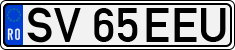 License plate of Romania, Regular plates