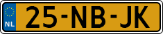 License plate of the Netherlands, Cars